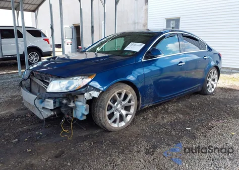 2012 Buick Regal Gs из США, поврежденный, VIN 2G4GV5GV5C9152392